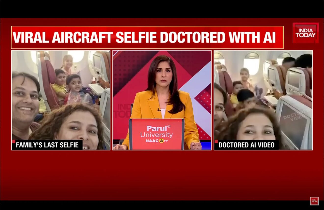 Air India Crash Misinformation — Doctored and AI-Generated Visuals
