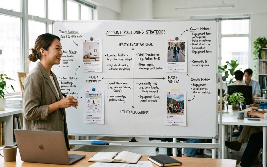 小紅書品牌營銷必學的4大賬號定位策略與實戰技巧